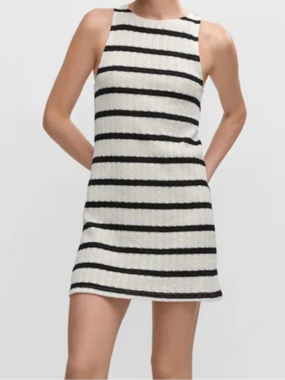 Mango Knit Striped Dress
